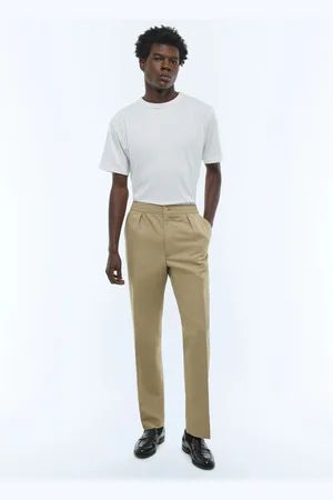 Fursac Pantalon élastiqué en toile coton et lin