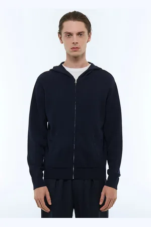 Fursac Cardigan à capuche en laine et coton