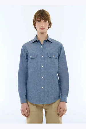 Fursac Surchemise en Chambray de coton