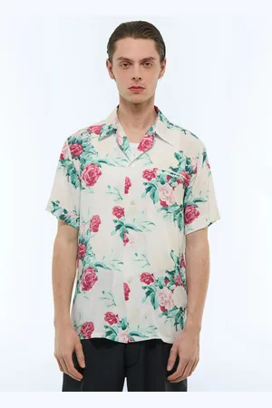 Fursac Chemise hawaïenne à motif floral