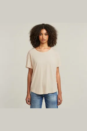 G-Star Top Rolled Up Sleeve Boyfriend - - Femmes