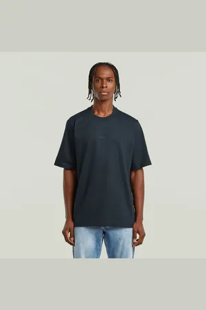 G-Star T-Shirt Center Chest Logo Loose Boxy - - Hommes