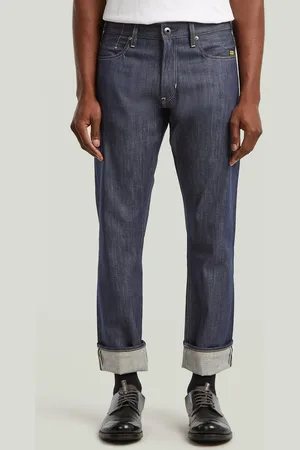 G-Star Jean Mosa Straight Selvedge - - Hommes