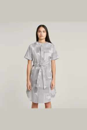 G-Star Robe Belted Side Slits - - Femmes
