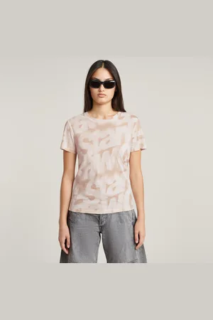G-Star T-shirt Sprayed Letters - - Femmes