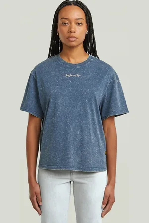 G-Star T-shirt Washed G-Script - - Femmes