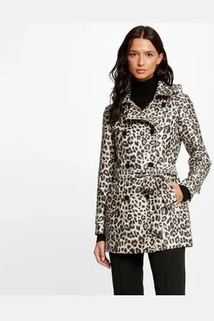 Trench cheap leopard femme