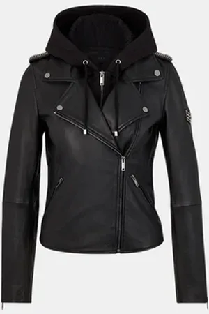 Blouson cuir online fille