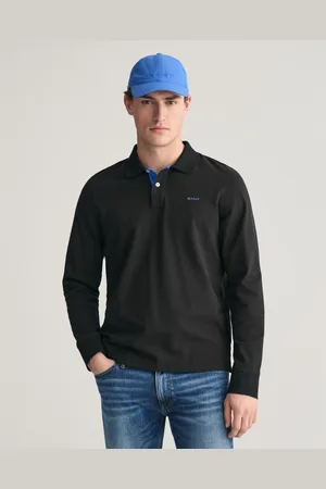 GANT Men Polo Rugger en coton piqué contrastant (S)