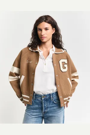 GANT Women Veste en maille Varsity (XS)