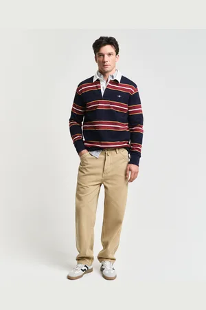 GANT Men Pantalon relaxed fit en toile (30/32)