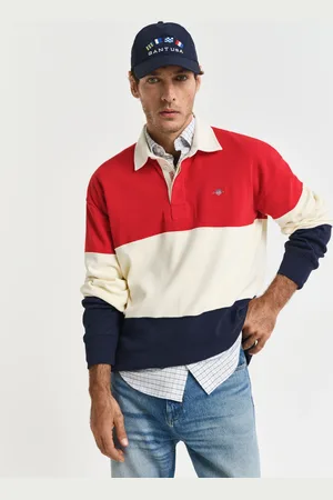 GANT Men Heavy Rugger à rayures en colour-block (S)