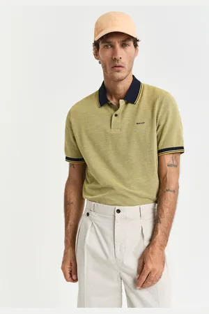 GANT Men Polo en coton Oxford piqué quadricolore (S)