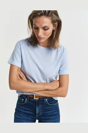 GANT Women T-shirt à col rond Sunfaded (XS)