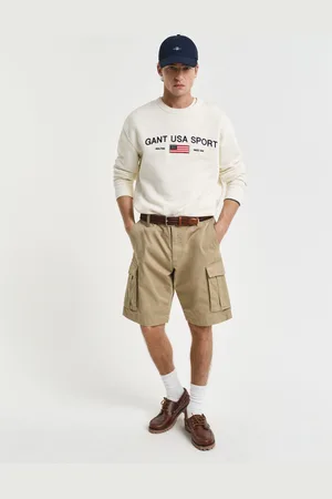 GANT Men Short cargo coupe décontractée en sergé (29)
