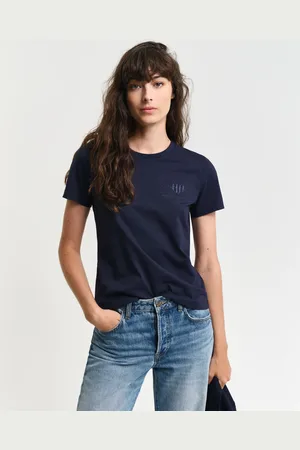GANT Women T-shirt Tonal Archive Shield (XS)