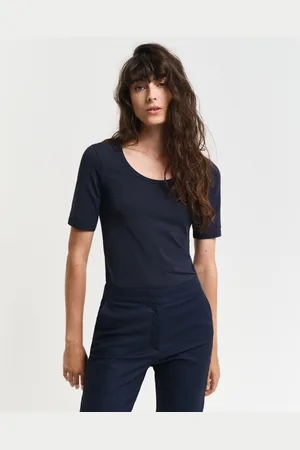 GANT Women Haut à encolure dégagée (XS)