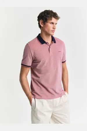 GANT Men Polo en coton Oxford piqué quadricolore (S)