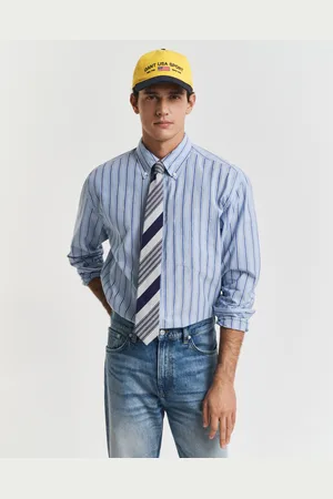 GANT Men Chemise relaxed fit à rayures Heritage Poplin (S)