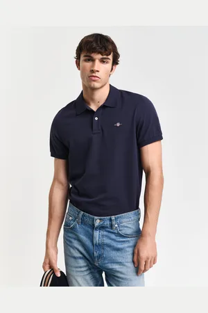 GANT Men Polo coupe regular en coton piqué Shield (XS)