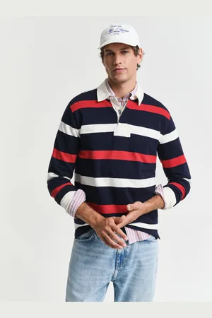 GANT Men Heavy Rugger à rayures style rétro (S)
