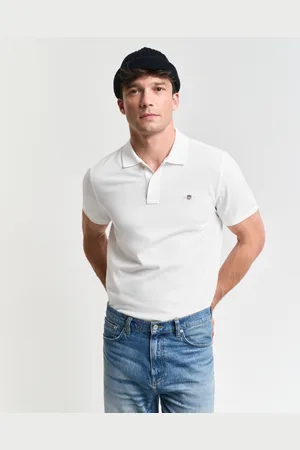 GANT Men Polo coupe regular en coton piqué Shield (XS)