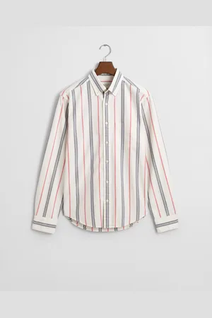GANT Men Chemise regular fit en coton Oxford à rayures Archive (S)