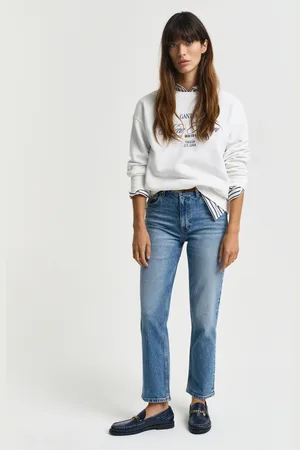 GANT Women Jean court à jambes droites (26)