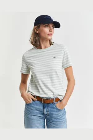 GANT Women T-shirt rayé Shield (XS)