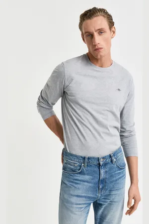 GANT Men T-shirt à manches longues Shield (S)