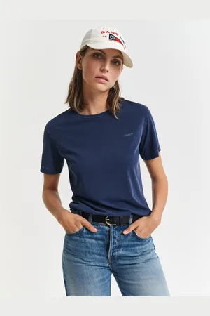 GANT Women T-shirt à col rond Sunfaded (XS)