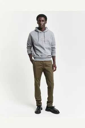 GANT Men Pantalon chino coupe slim en sergé (30/34)