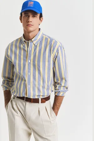 GANT Men Chemise relaxed fit à rayures Heritage Poplin (S)
