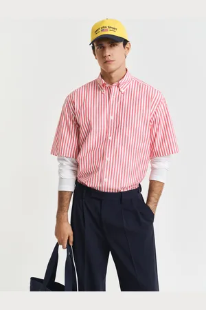 GANT Men Chemise coupe décontractée à manches courtes Heritage Poplin (S)