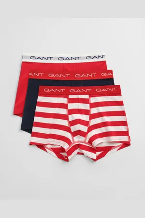 GANT Men Lot de 3 caleçons rayés (S)