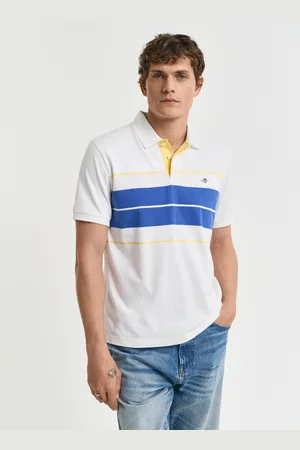 GANT Men Polo à rayures Shield (S)