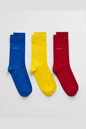 GANT Men Lot de 3 paires de chaussettes douces en coton (40-42)