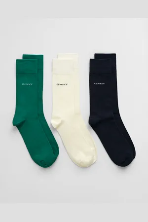 GANT Men Lot de 3 paires de chaussettes douces en coton (40-42)