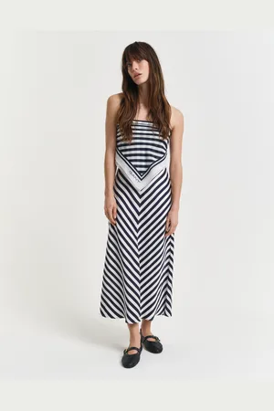 GANT Women Jupe rayée à chevrons (34)