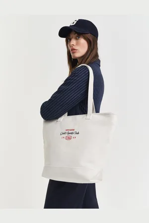 GANT Women Sac fourre-tout en toile de coton (ONE SIZE)