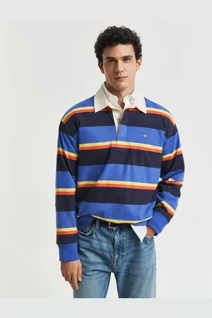 GANT Men Heavy Rugger à rayures multicolores (S)