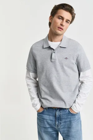 GANT Men Polo coupe regular en coton piqué Shield (XS)