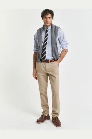 GANT Men Pantalon chino coupe slim en sergé (29/32)