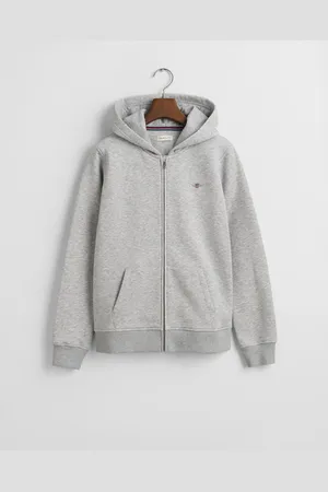 GANT Teens Sweat à capuche zippé Shield Ado (134/140)