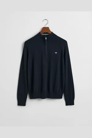 GANT Teens Pull à demi-zip en coton Shield Ado (134/140)