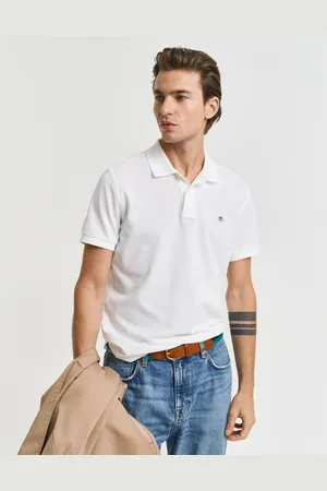 GANT Men Polo coupe slim en coton piqué Shield (M)