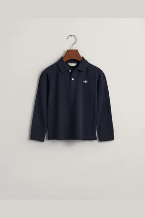 GANT Kids Polo en coton piqué à manches longues Shield Enfant (98/104)