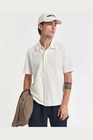 GANT Men Chemise texturée à manches courtes (S)