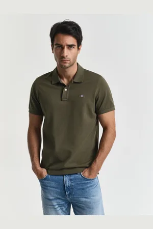 GANT Men Polo coupe regular en coton piqué Shield (S)