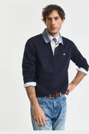 GANT Men Heavy Rugger avec col en chambray (XL)